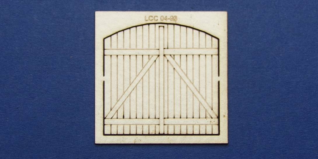 LCC 04-93 OO gauge industrial door for industrial under arch type 2 Industrial door for under arch.